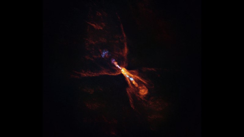 This star offers the earliest peek at the birth of a planetary system like ours