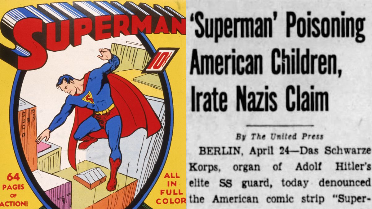 Nazi newspaper once denounced Superman, ridiculed Jewish creators