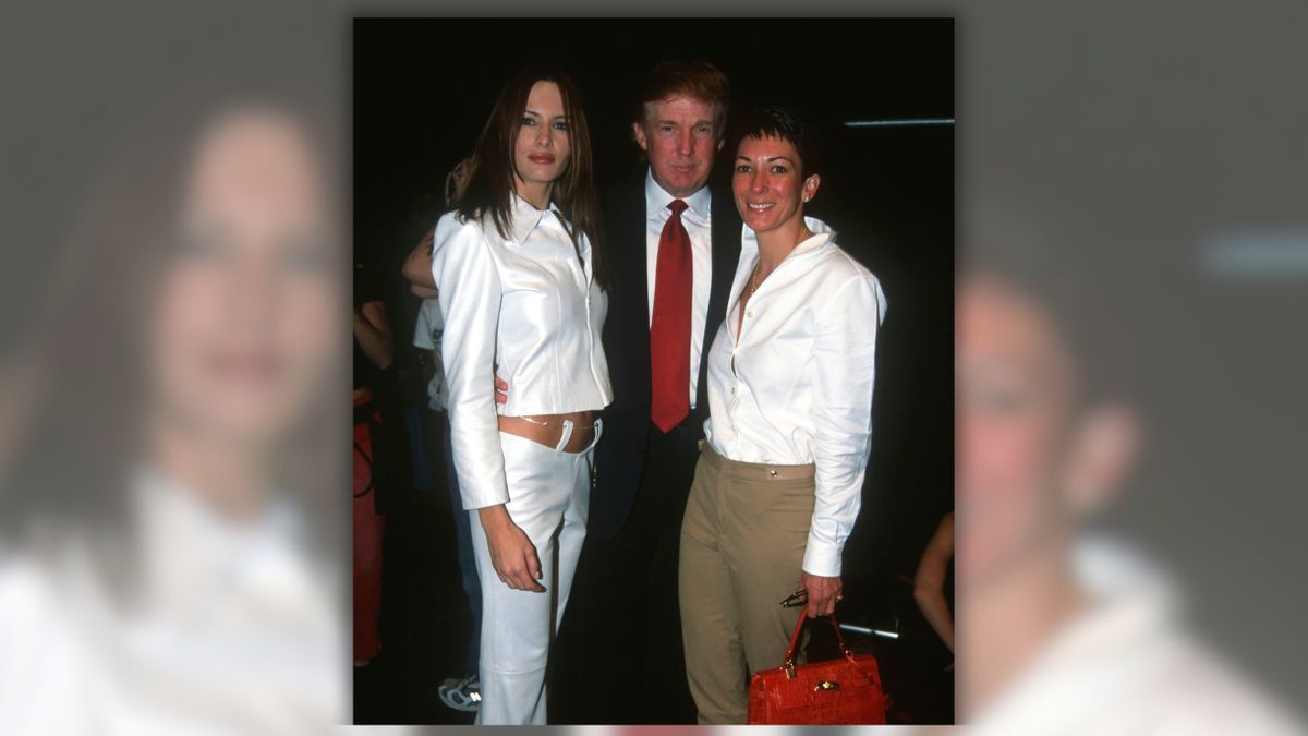 Real photo shows Trump and wife Melania with Ghislaine Maxwell?