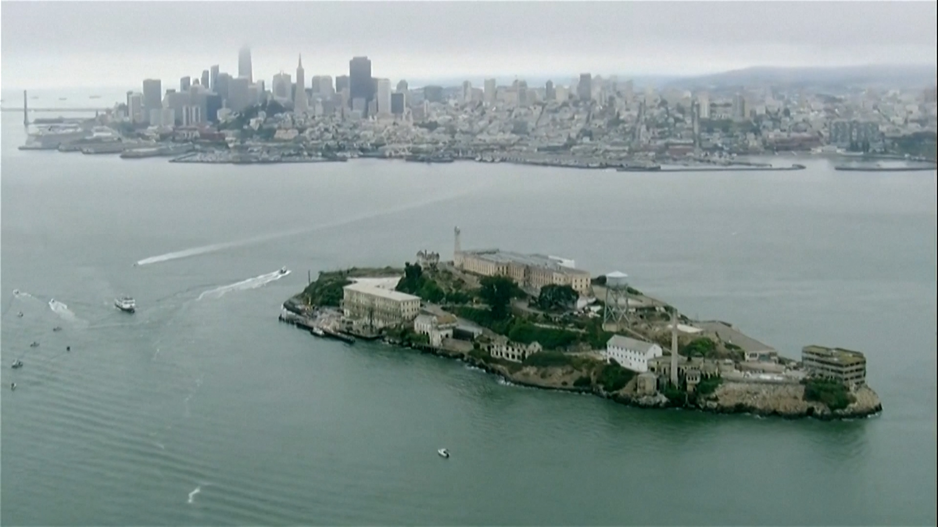 Video: US Attorney General tours Alcatraz prison with eye toward reopening