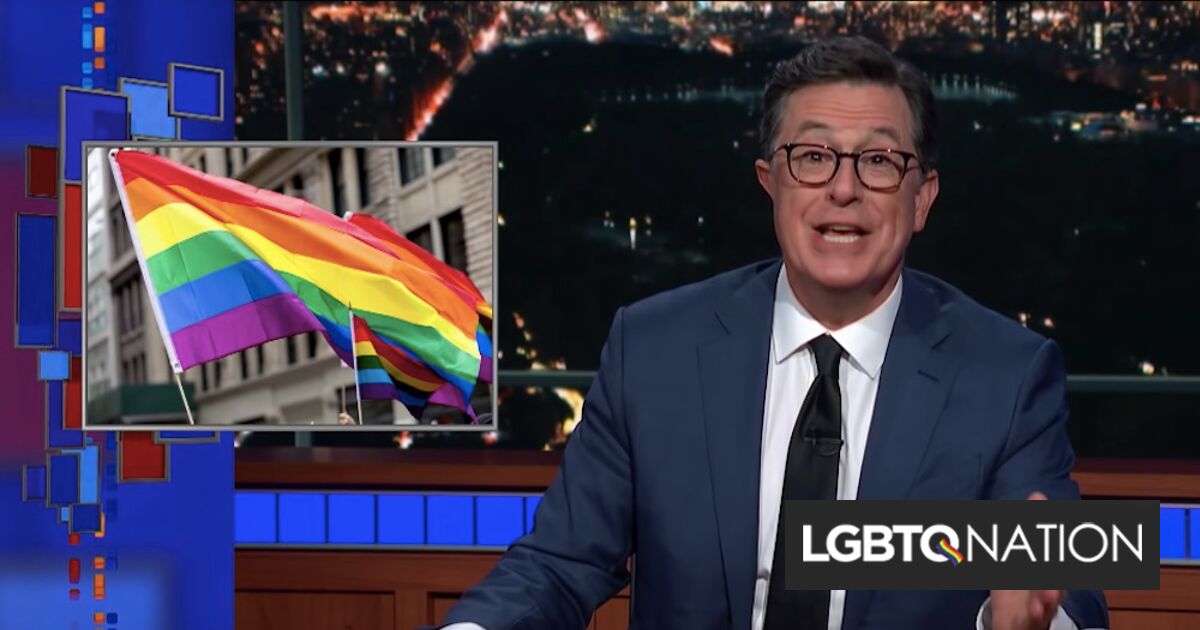 Here are 5 times Stephen Colbert was a great LGBTQ+ ally