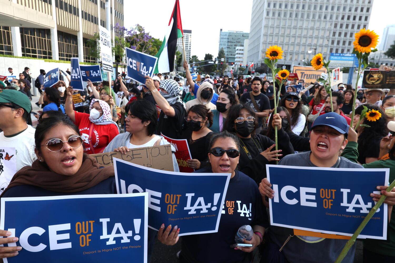After six months under Trump, California and L.A. are battlegrounds. Who benefits?