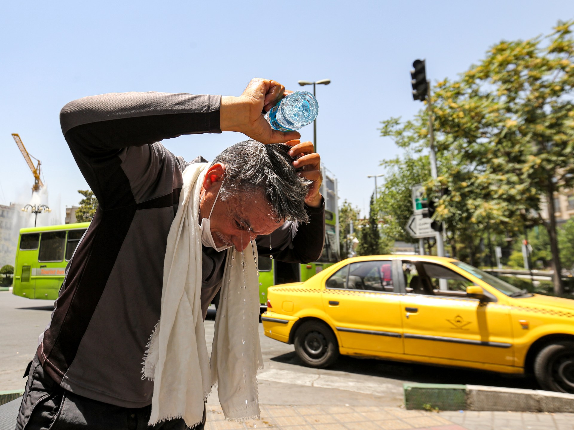 Heatwave causes water shortages in Iran as temps top 50C