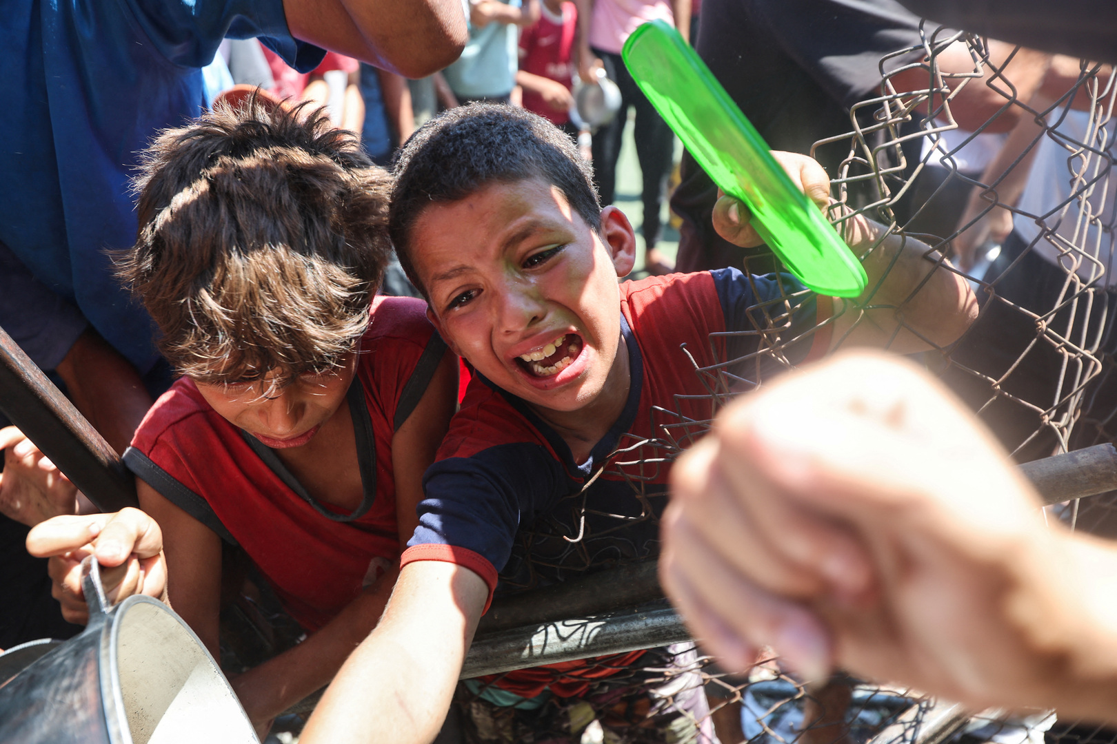 This is how people are trying not to starve in Gaza