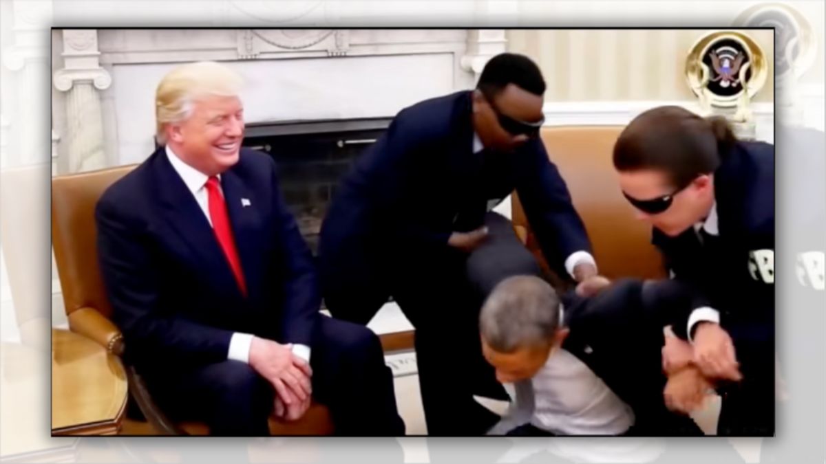 Trump posted AI-generated video of Obama getting arrested in Oval Office
