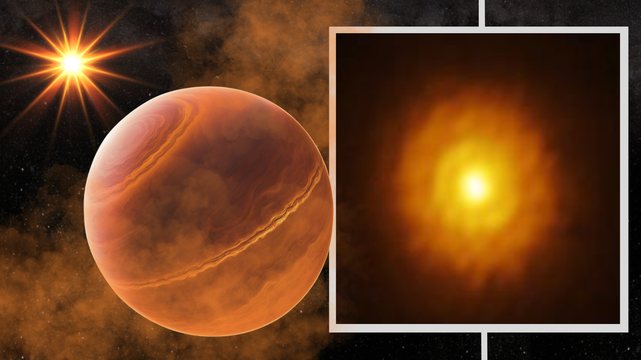 Astronomers discover monster exoplanet hiding in ‘stellar fog’ around young star