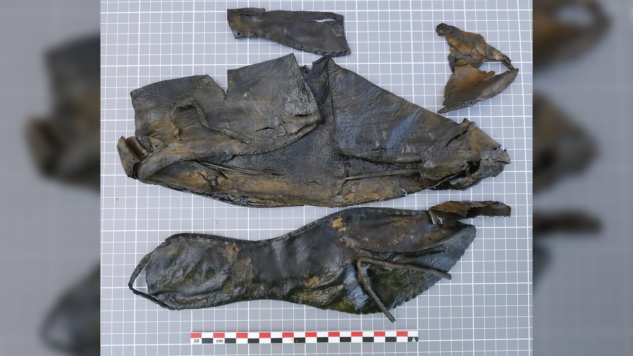 Thousands of leather shoes, bags and sword scabbards discovered during dig in medieval harbor in Norway