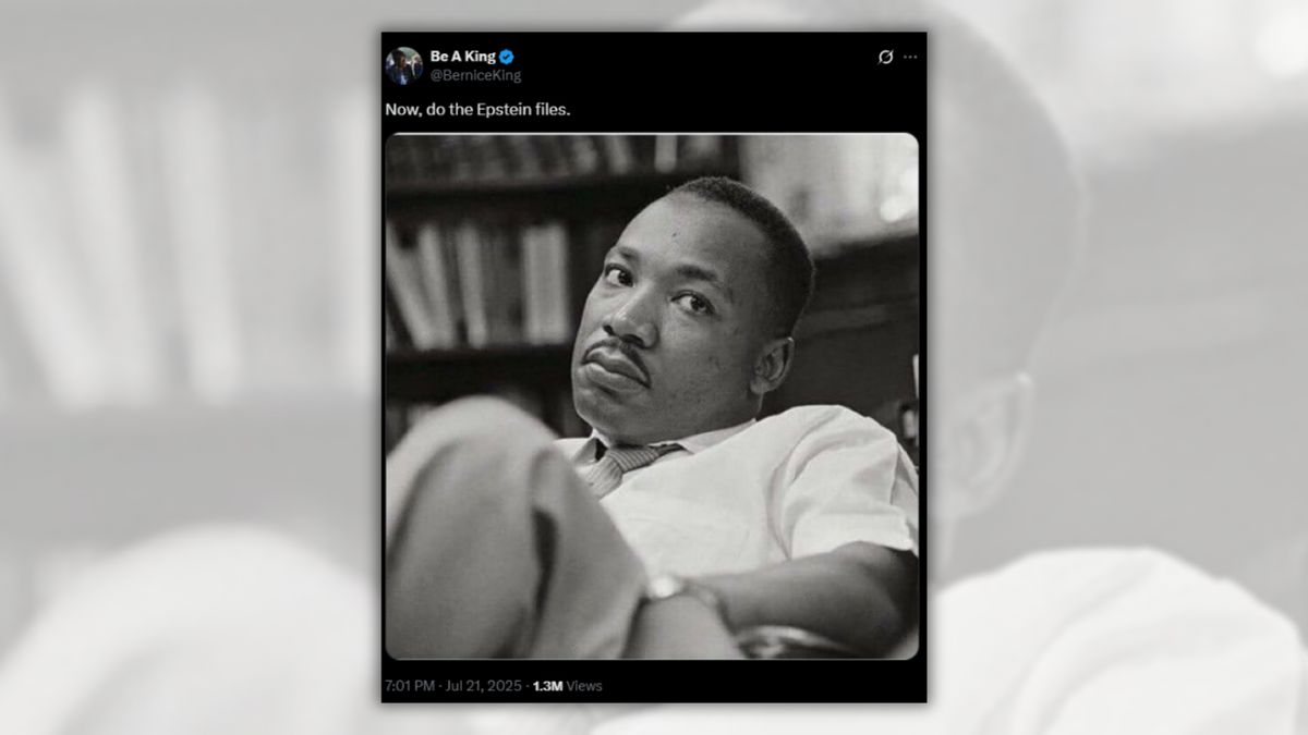 Bernice King told Trump to release Epstein files?