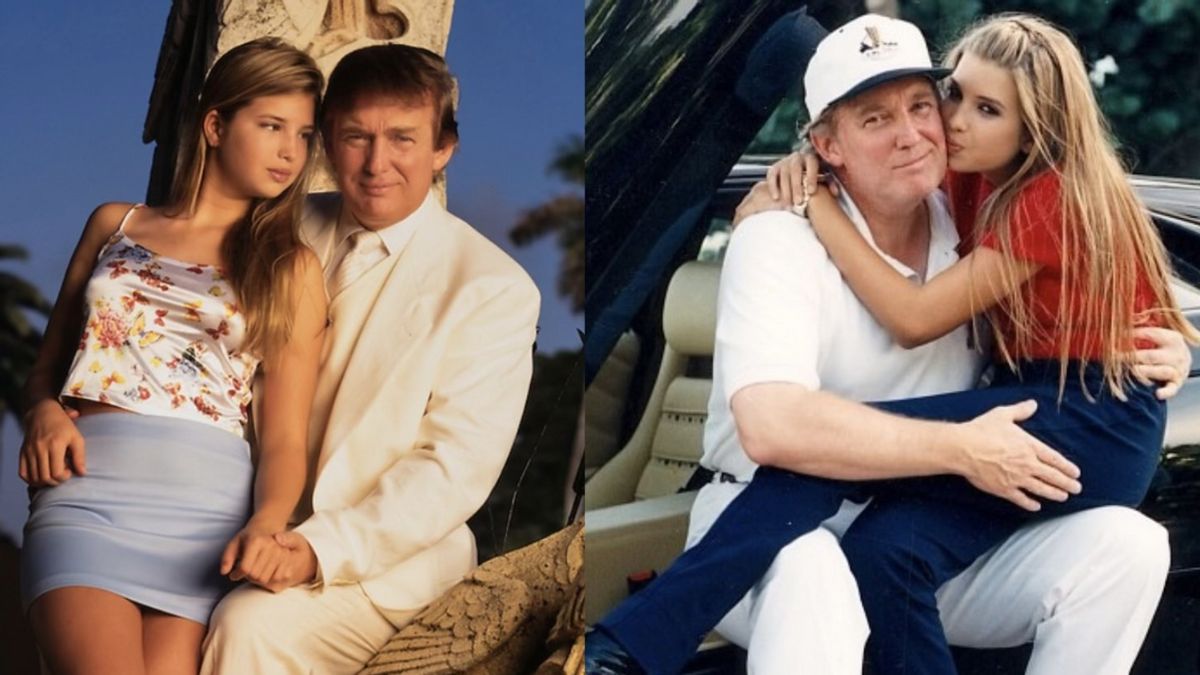 Old pics of Trump with his daughter Ivanka have resurfaced. They’re real