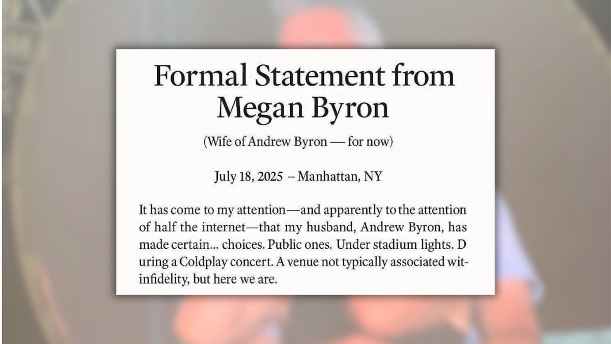 This ‘formal statement’ attributed to former Astronomer CEO’s wife isn’t what it seems