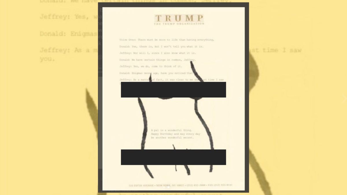 Claim that photo shows Trump’s birthday letter to Epstein falls apart under scrutiny