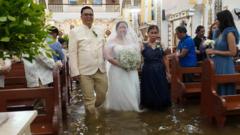 Why Filipinos keep getting married in flooded churches