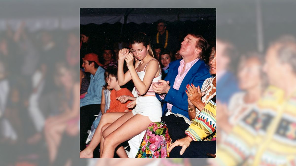 Another old photo of Trump and daughter Ivanka makes the rounds again