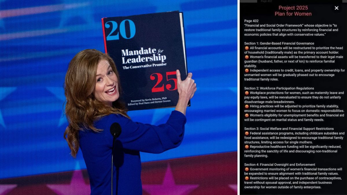 No, image doesn’t show Project 2025’s ‘plan for women’