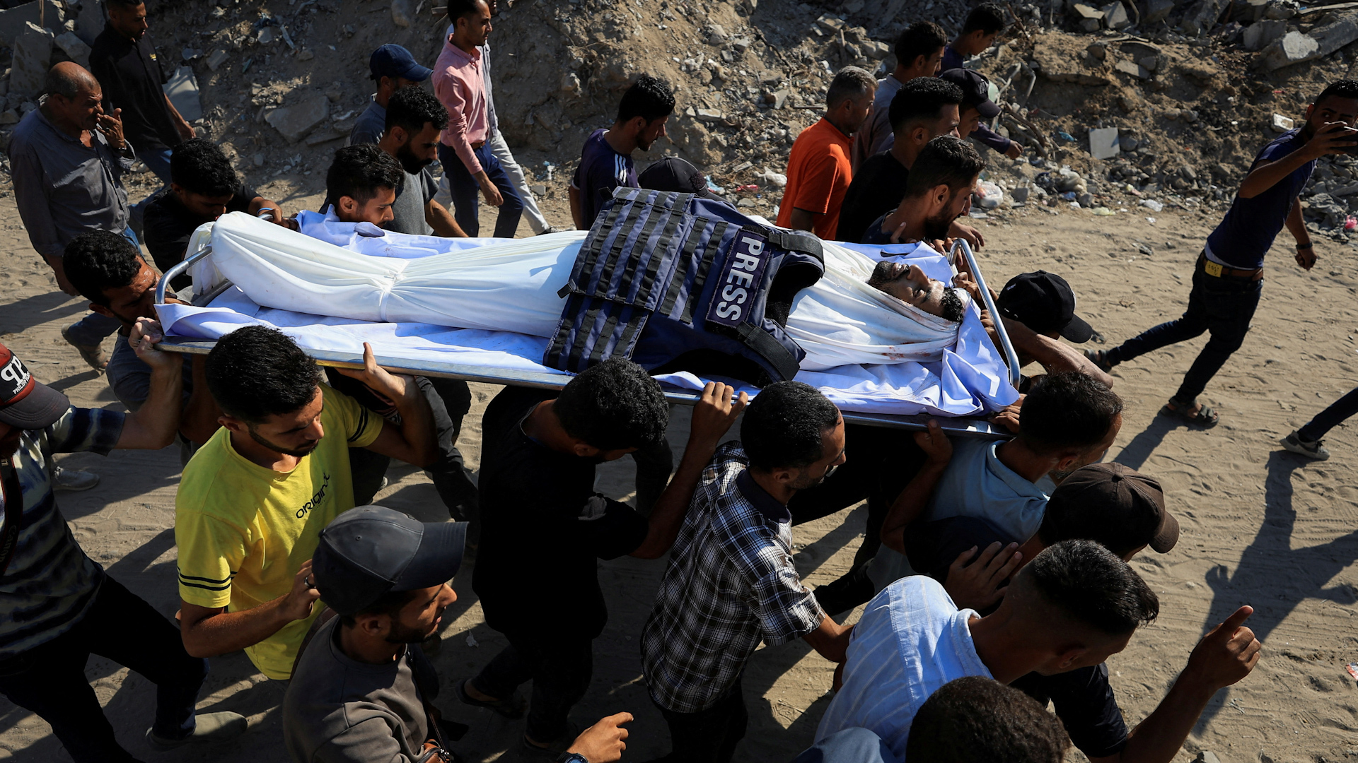 Palestinian journalist Adam Abu Harbid killed in Israeli strike