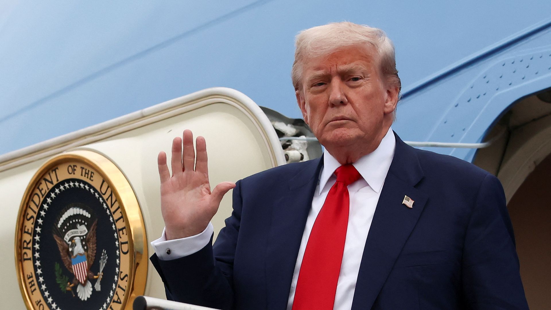 Trump issues warning to leaders as he arrives in Scotland
