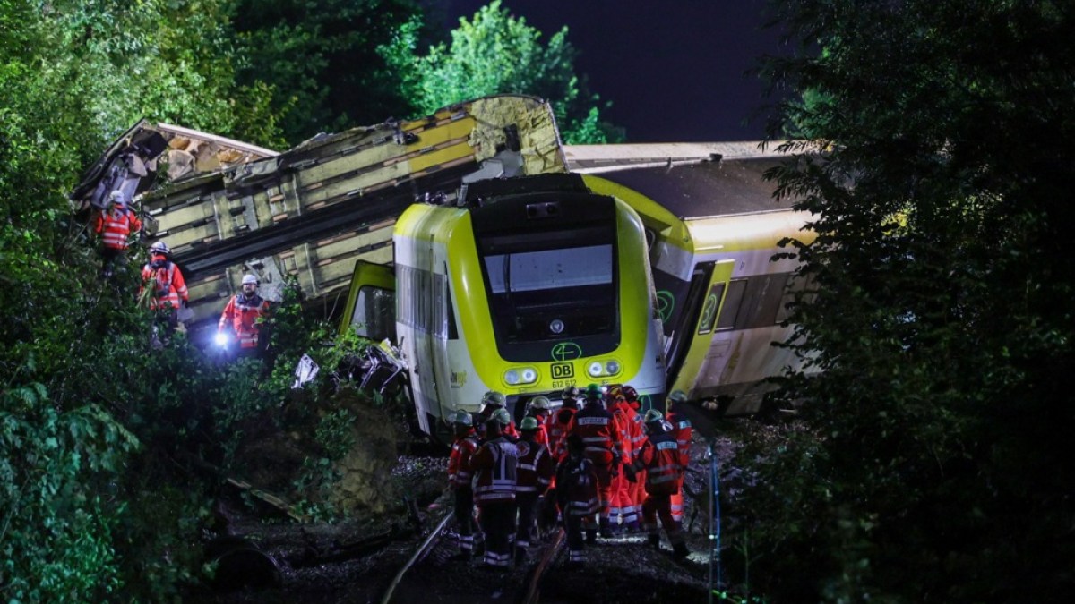 Passenger train derails in Germany, killing three and injuring dozens