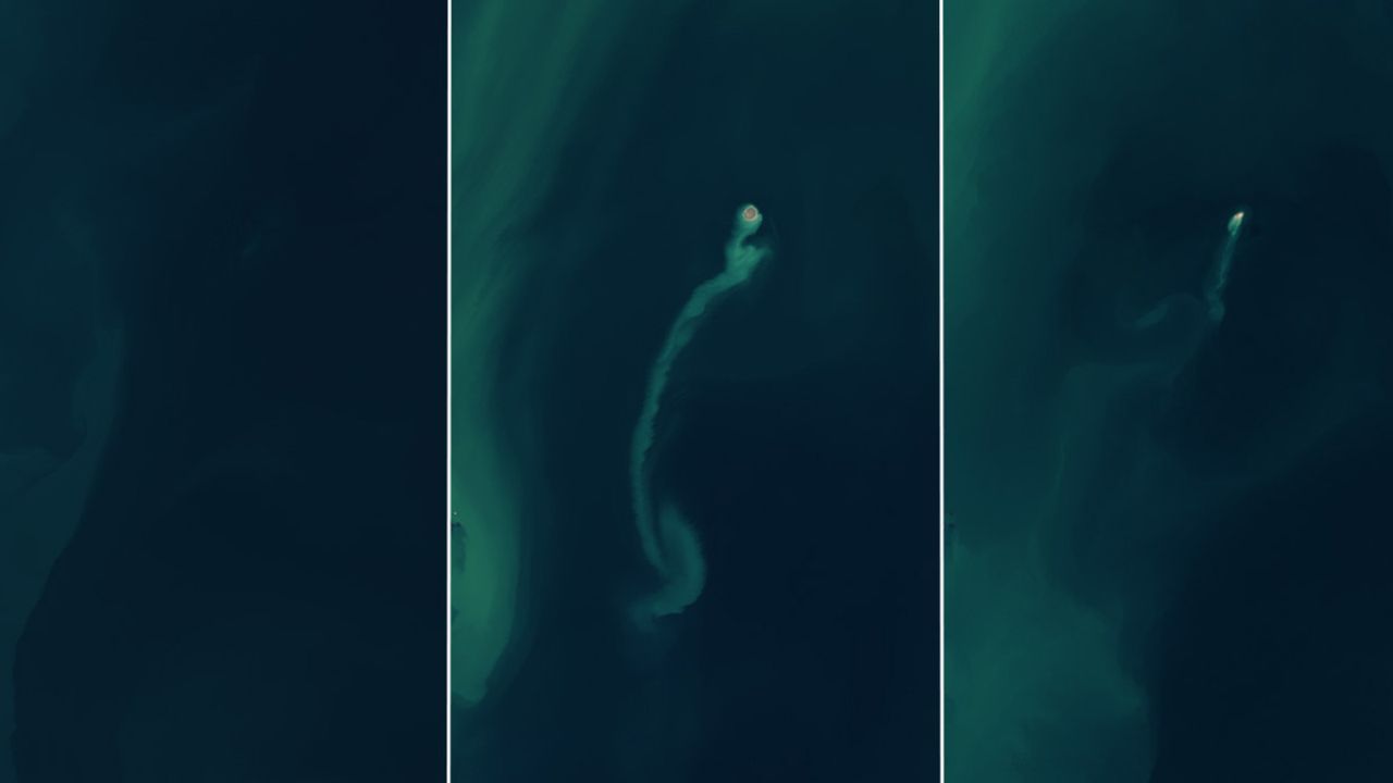‘Ghost island’ appears after underwater eruption, then vanishes into the Caspian Sea — Earth from space