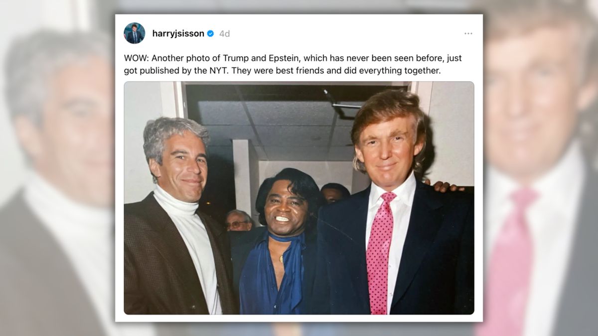 What we know about the photo of James Brown with Trump and Epstein