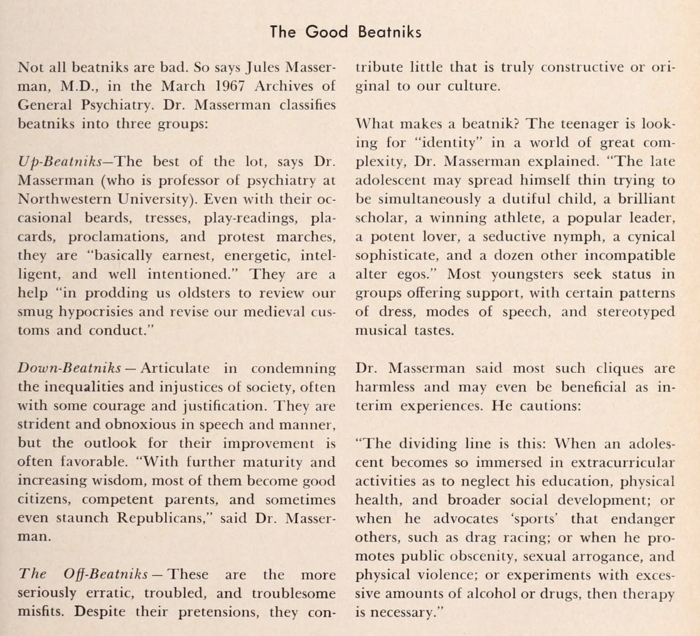 The Three Types of Beatniks