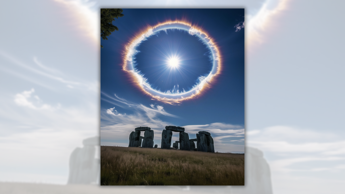 Photo of solar halo over Stonehenge isn’t what it seems
