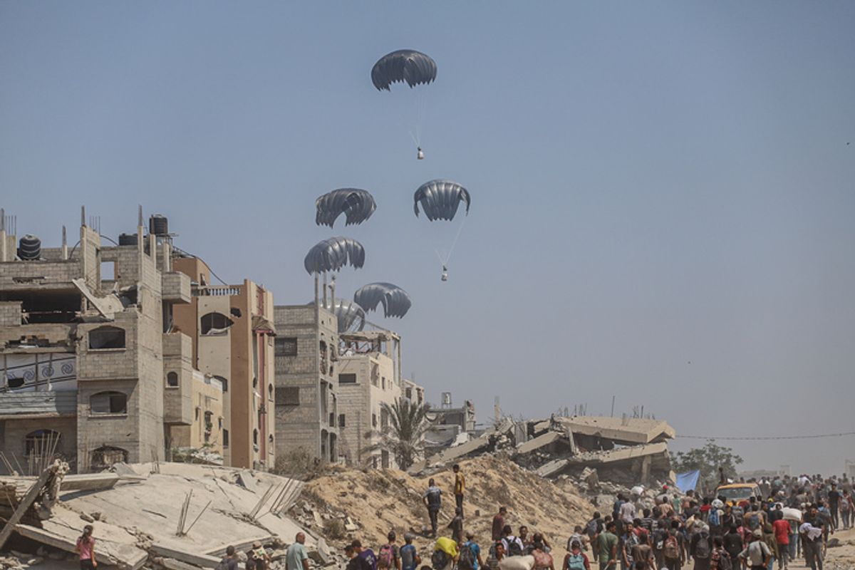 Posts claim Gaza aid air drops injured 11 in July 2025. Here’s what we know
