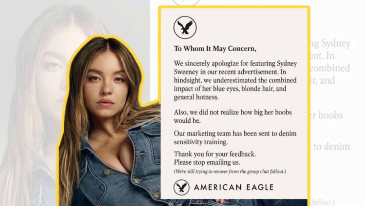 American Eagle issued apology note about Sydney Sweeney ads?