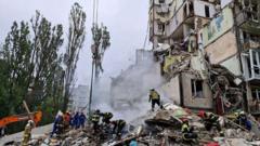 At least 28 killed in Kyiv as wave of Russian strikes defies Trump ceasefire demand