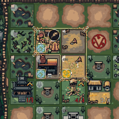 The King is Watching condenses kingdom-building strategy to a single screen