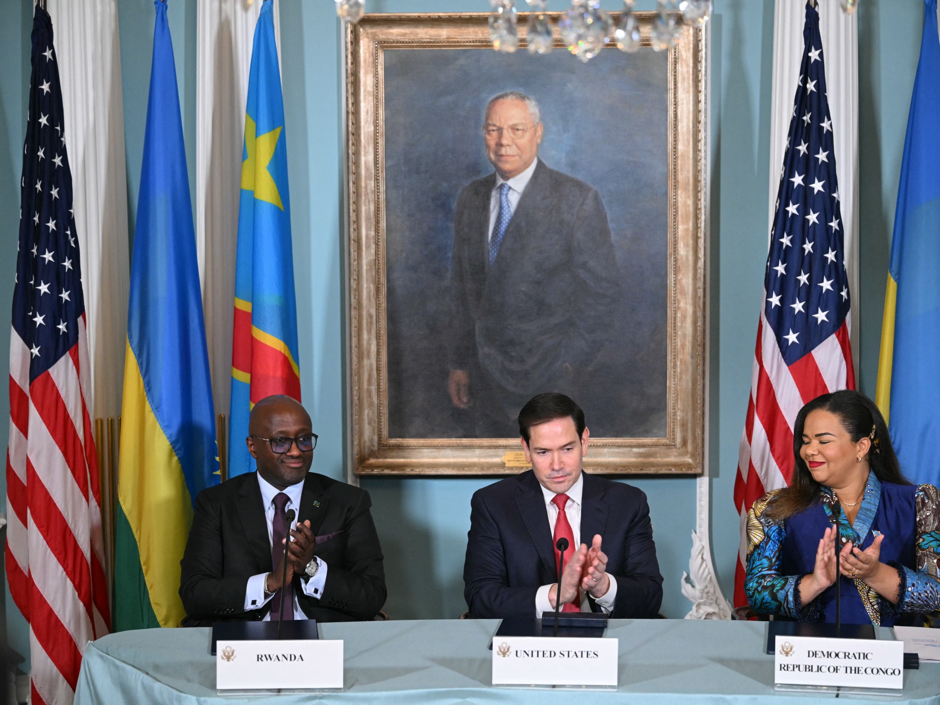 DR Congo and Rwanda hold first talks since signing of peace deal