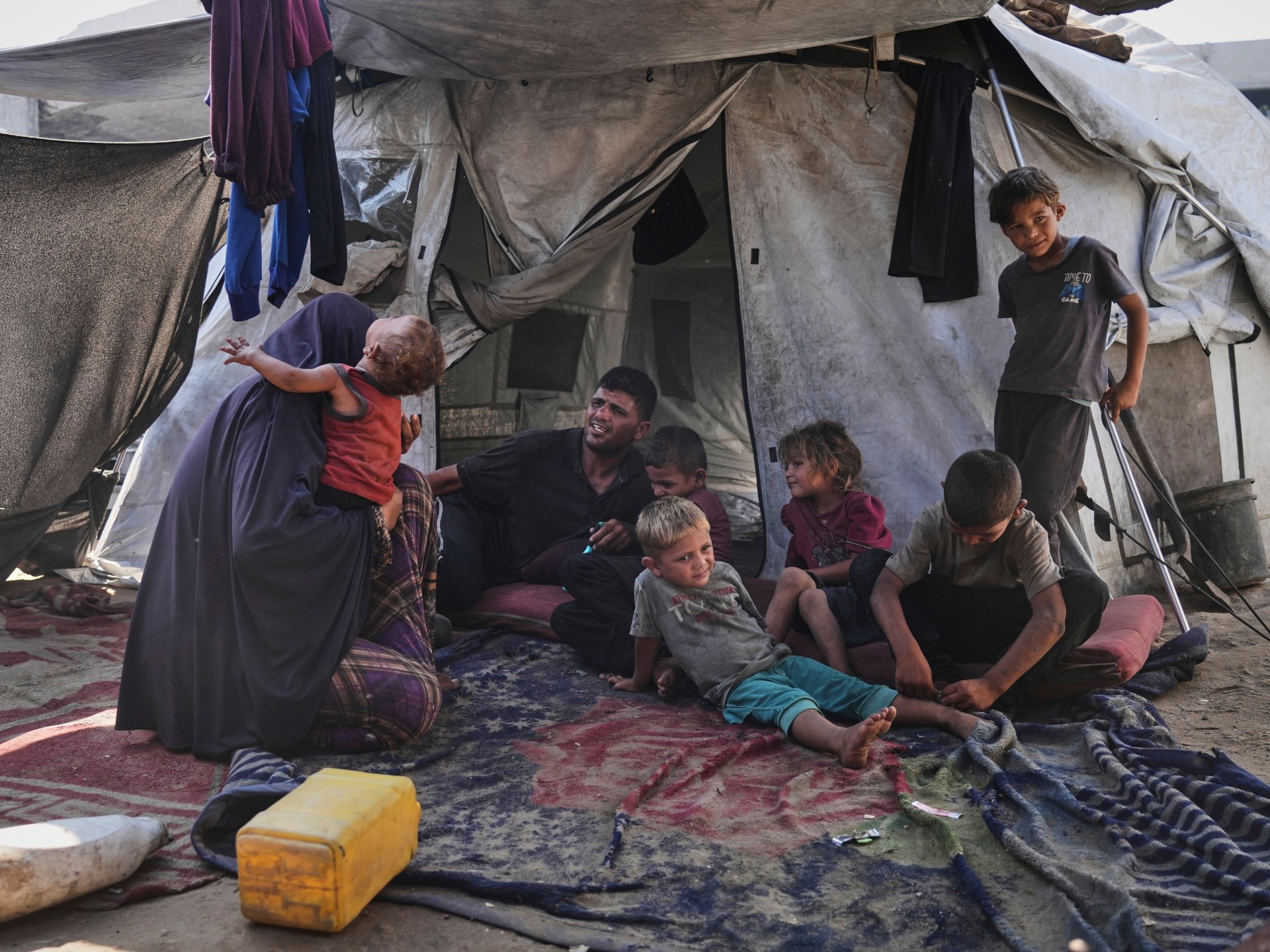 Gaza family’s battle for survival as hunger and heat deepen despair