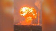 Huge explosion rocks Russian oil facility