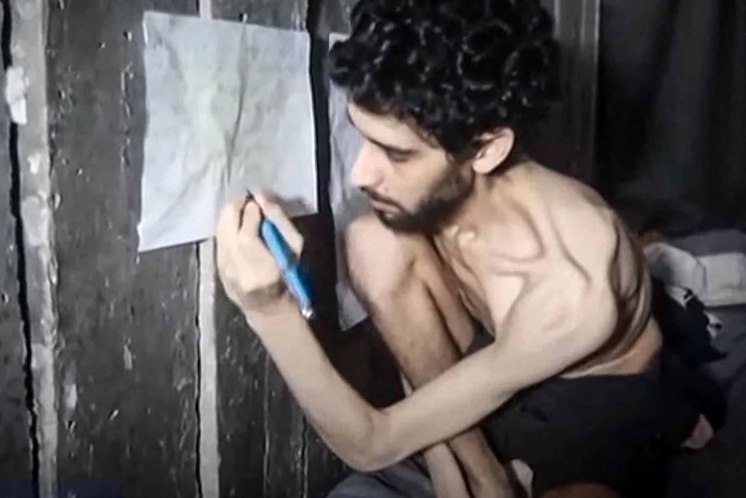 Emaciated hostage’s voice was so weak in Hamas video dad couldn’t recognize him, his brother says
