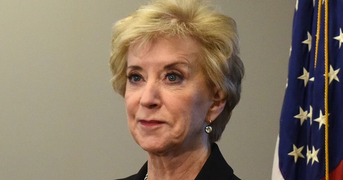 Linda McMahon supports Tweety McTreason’s transphobia in the Department of Education