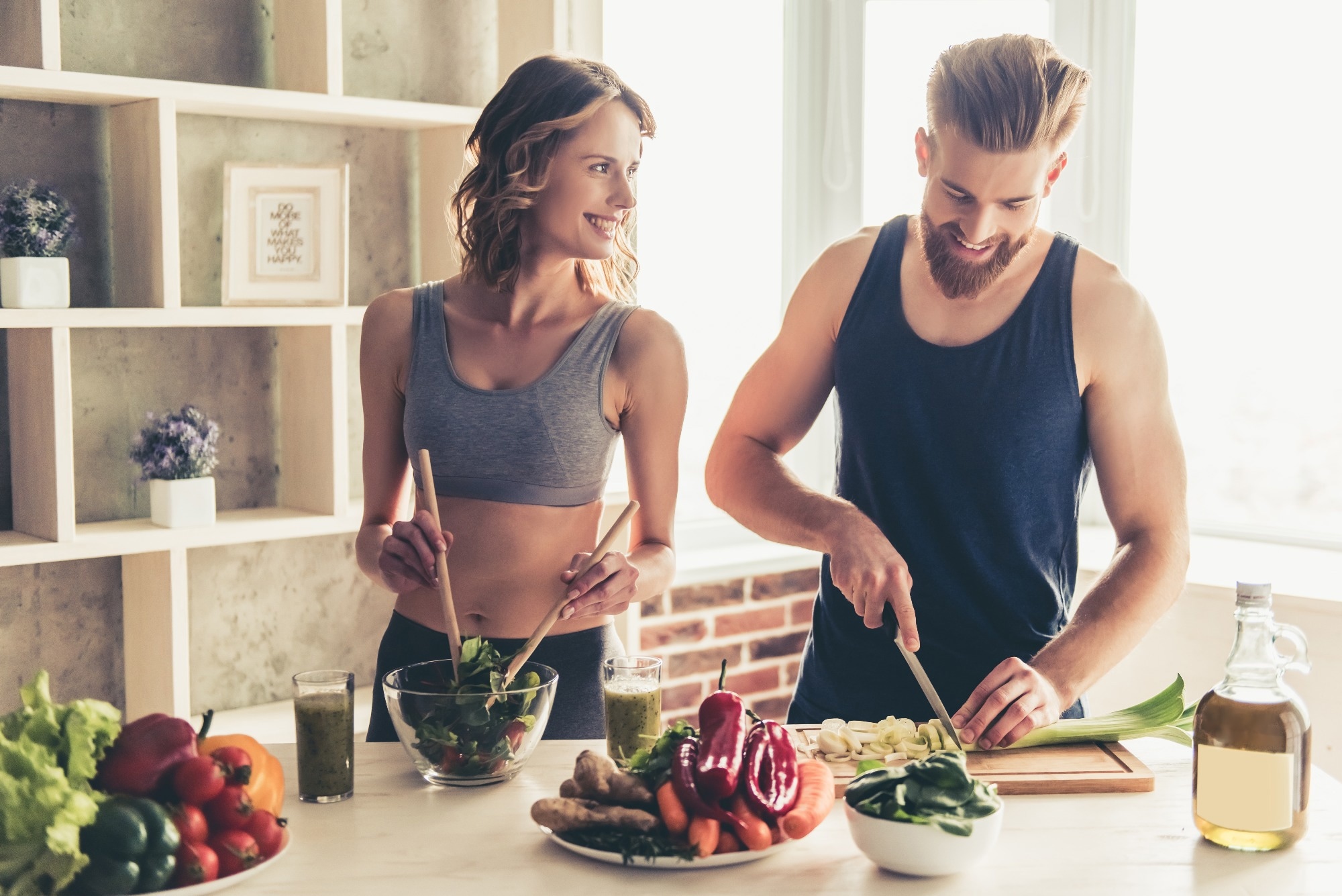 Gender gaps in Mediterranean eating and living