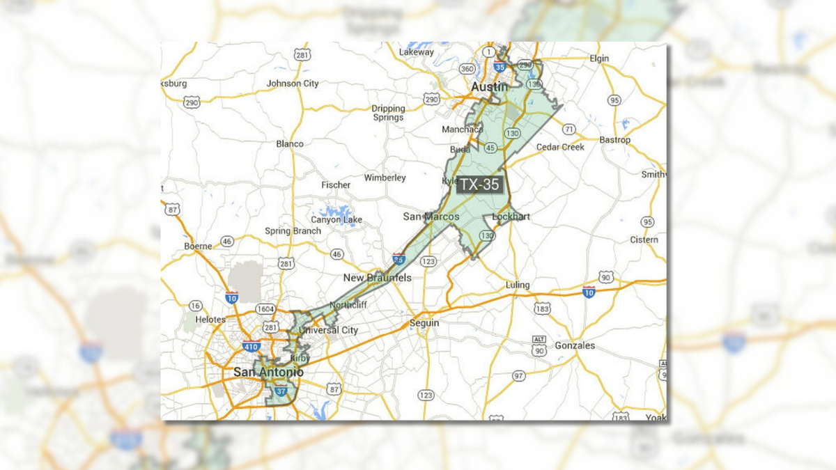 This Democratic US House district in Texas is real, but it was drawn by Republicans