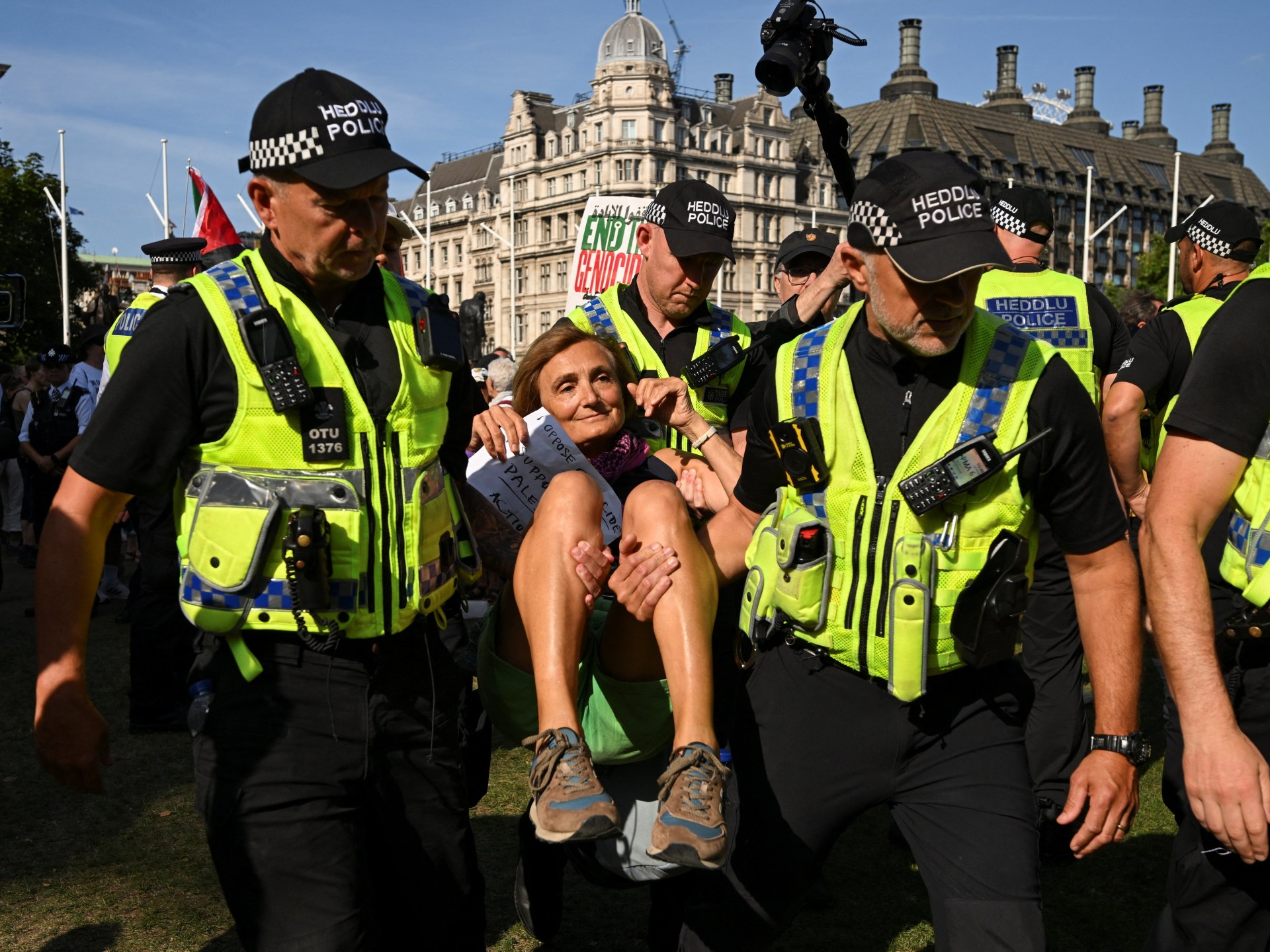 UK police arrest 466 people at Palestine Action protest in London
