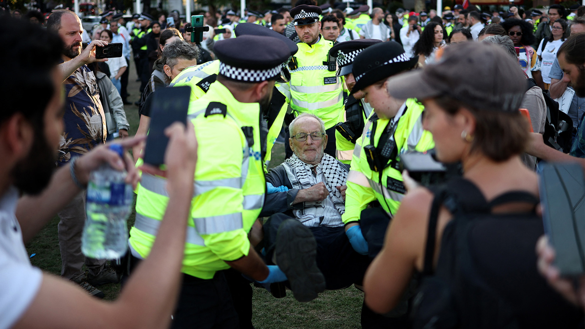 London police arrest hundreds at Gaza protest supporting Palestine Action