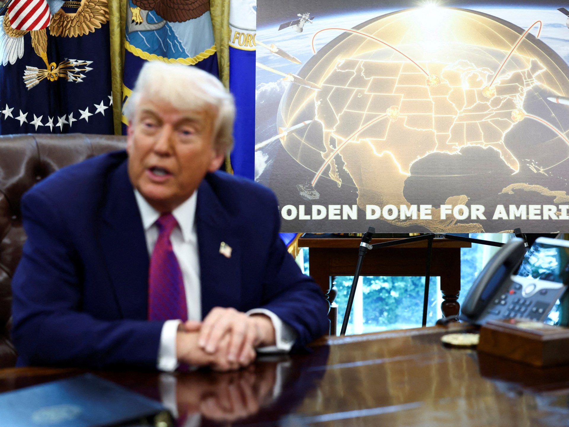Trump’s ‘Golden Dome’ defence plan includes space missiles, lasers: Report