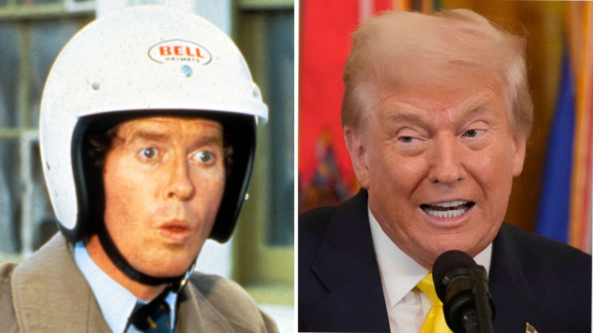 Some MAGAs do ‘Ave ‘Em: Trump praise for Frank Spencer actor raises eyebrows in the UK