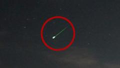 Watch: Meteor shower seen in skies above UK