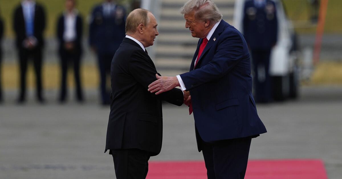 Putin gets a red carpet in Alaska as Russian forces hit civilian targets in Ukraine