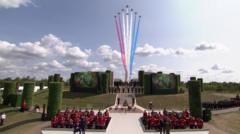 Watch: Royals and veterans mark VJ Day 80 years on