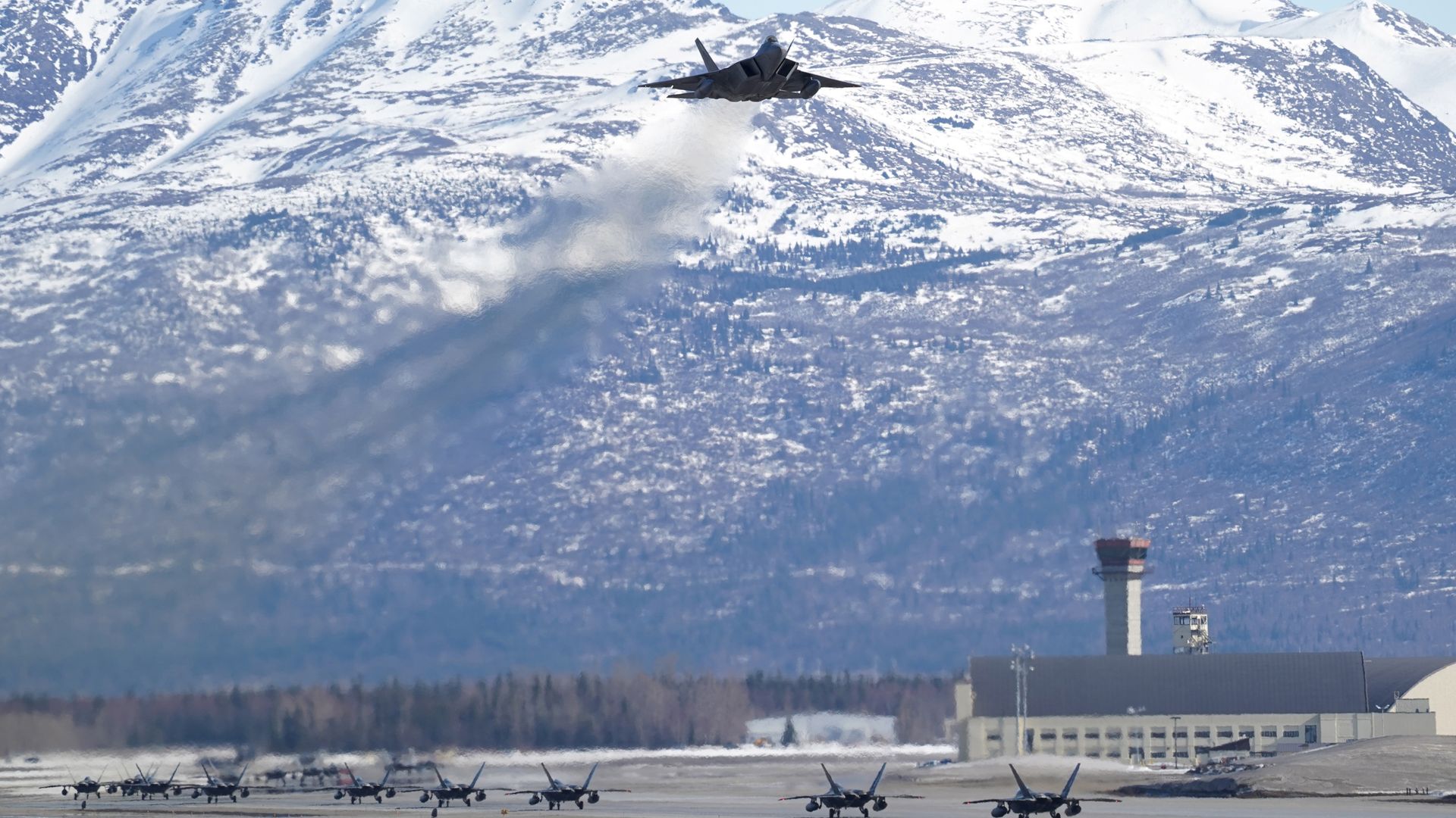 The snowy remote base where Trump is hosting Putin for talks