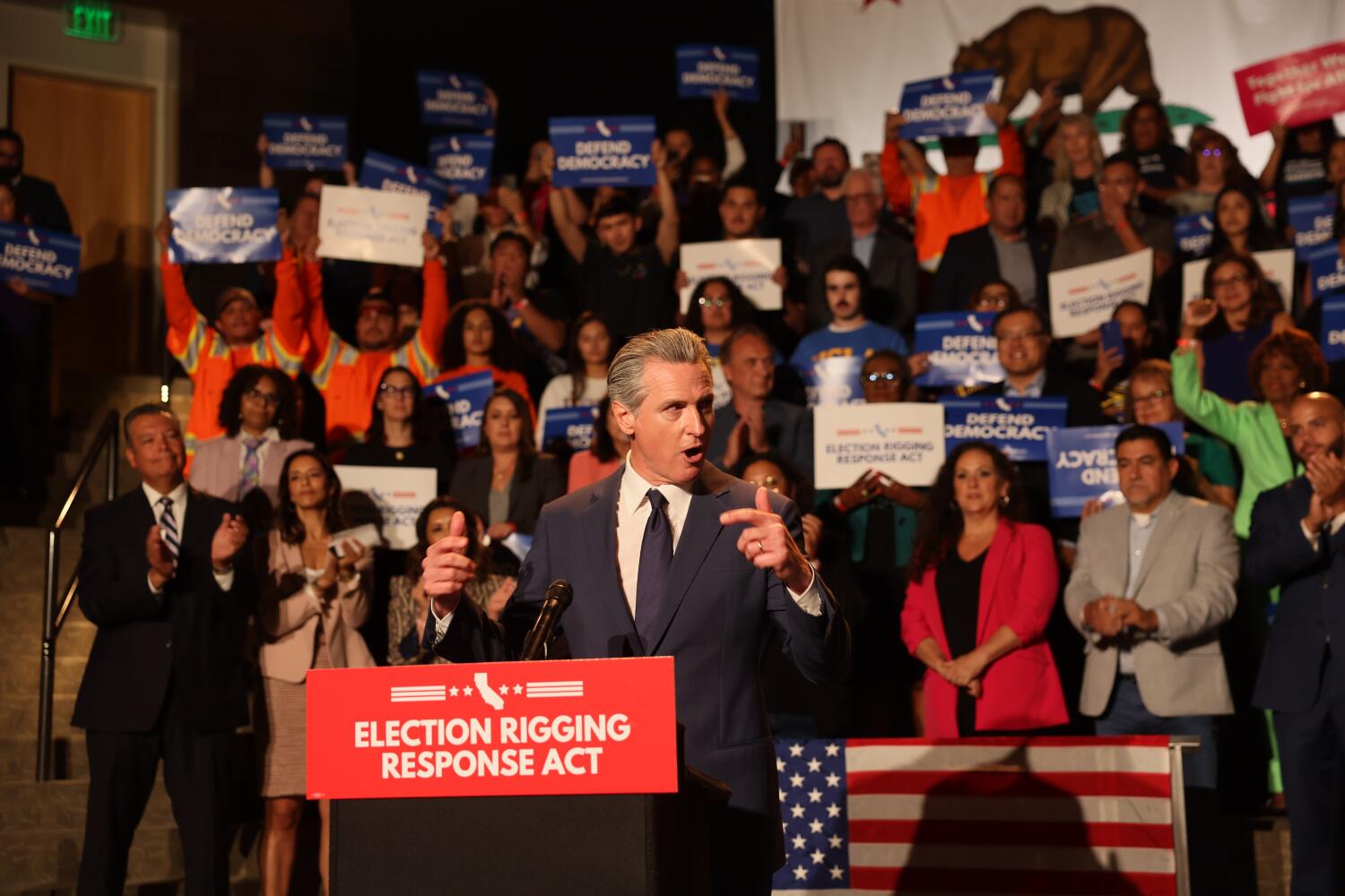 How Democrats plan to reshape California’s congressional delegation and thwart Trump