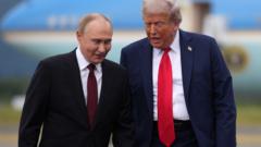 Trump touts peace deal after leaving Alaska without ceasefire pact