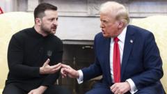 ‘No going into Nato by Ukraine,’ says Trump as Zelensky prepares for White House talks
