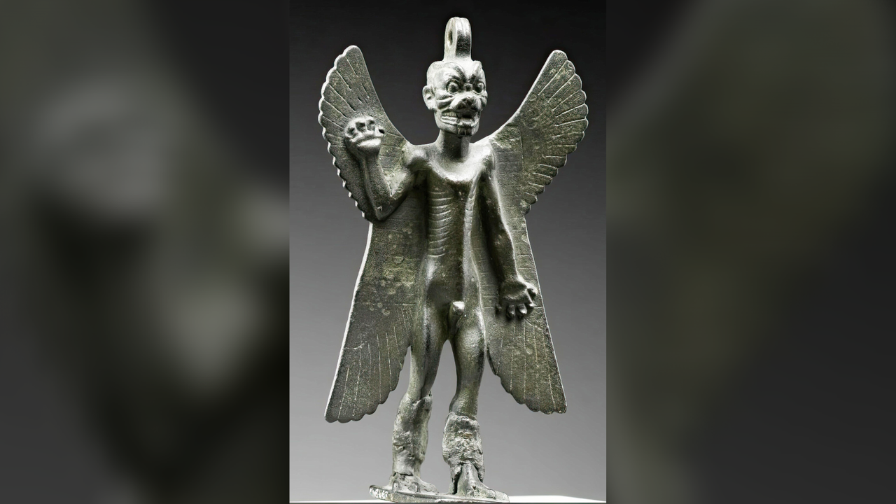 Pazuzu figurine: An ancient statue of the Mesopotamian ‘demon’ god who inspired ‘The Exorcist’