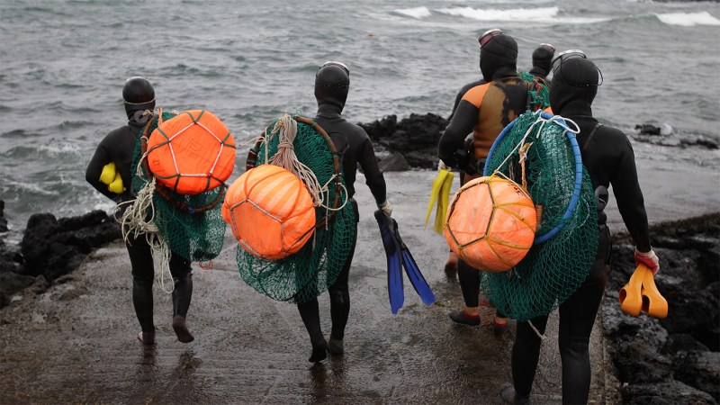 These female divers spend more time underwater than any other humans