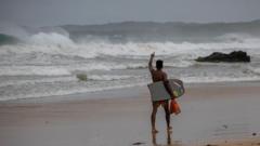 Hurricane Erin leaves some US East Coast beaches off limits